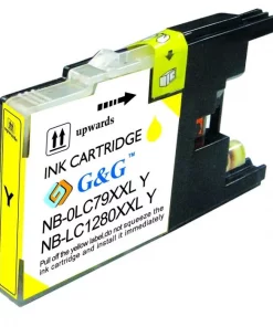 LC1280XLY - cartouche compatible Brother - jaune