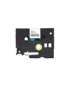 TZE221 - ruban cassette compatible Brother - noir, blanc