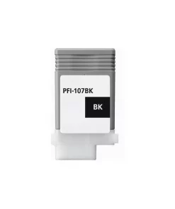 6705B001 / PFI-107 BK - cartouche compatible Canon - noire