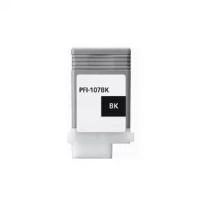 6705B001 / PFI-107 BK - cartouche compatible Canon - noire