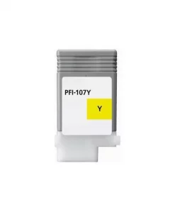 6708B001 / PFI-107 Y - cartouche compatible Canon - jaune
