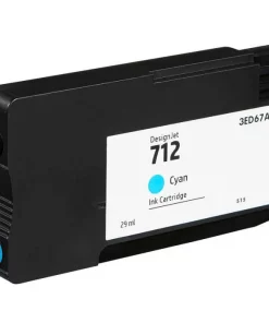 3ED67A / 712 - cartouche compatible HP - cyan