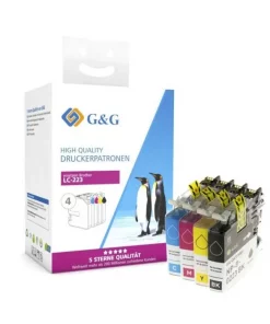 LC223VALBP - cartouches qualité premium compatible Brother - multipack 4 couleurs : noire, cyan, magenta, jaune