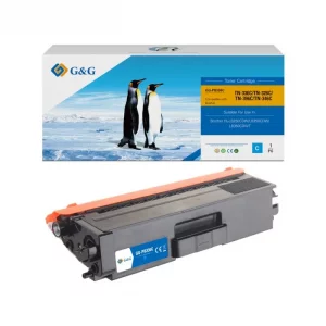 TN326C - toner qualité premium compatible Brother - cyan