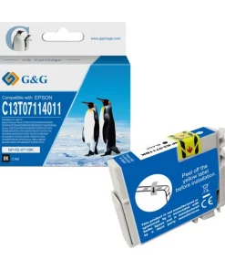 C13T07114011 / T0711 - cartouche qualité premium compatible Epson - noire