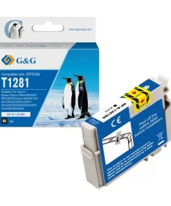 C13T12814011 / T1281 - cartouche qualité premium compatible Epson - noire