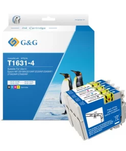 C13T16364010 / 16XL - cartouches qualité premium compatible Epson - multipack 4 couleurs : noire, cyan, magenta, jaune