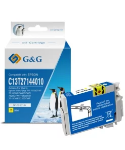 C13T27144010 / 27XL - cartouche qualité premium compatible Epson - jaune