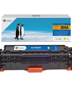 CC532A / 304A - toner qualité premium compatible HP - jaune