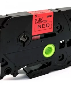TZE421 - ruban cassette compatible Brother - noir, rouge