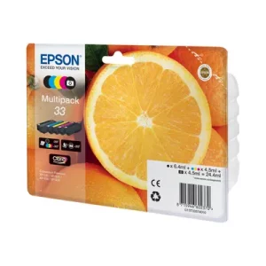 Epson 33 Oranges - Pack de 5 - noir, noir photo, cyan, magenta, jaune - cartouche d'encre de marque