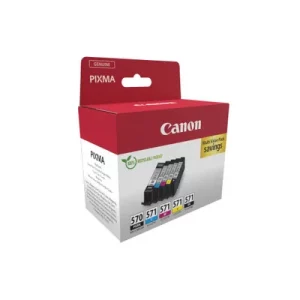 Canon CLI-571/PGI-570 - Pack de 5 - noir, noir photo, cyan, magenta, jaune - cartouche d'encre de marque