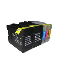 LC 1280 XL - Cartouches compatibles Brother - Multipack 5 cartouches (2xBK + C,M,Y)