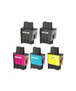 LC900 - Cartouches compatibles Brother - Multipack 5 cartouches (2xBK + C,M,Y)