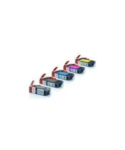 PGI525XL-CLI526XL - Cartouches compatibles Canon - Multipack 5 cartouches (PGI525XL + CLI526XL BKCMY)