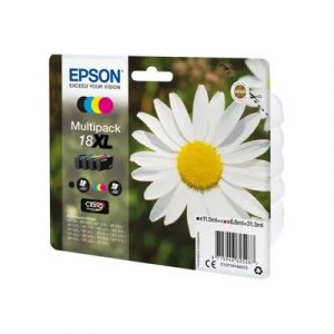 Epson 18XL Pâquerette - Pack de 4 - noir, cyan, magenta, jaune - cartouche d'encre de marque