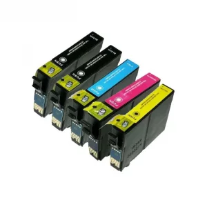 C13T06154010 / T0615 - cartouches compatible Epson - multipack 4 couleurs : noire, cyan, magenta, jaune