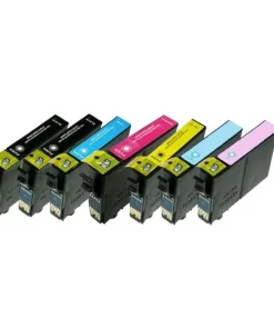C13T08074011 / T0807 - cartouches compatible Epson - multipack 6 couleurs : noire, cyan, magenta, jaune