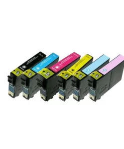 24XL / C13T24384011 - Cartouches compatibles Epson - Multipack 6 cartouches (BK,C,M,Y,PM,PC)