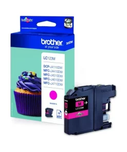 LC123M - cartouche de marque Brother - magenta