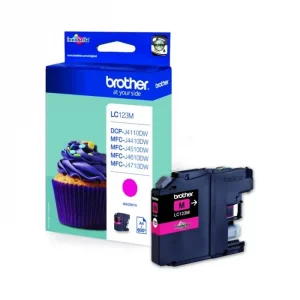 LC123M - cartouche de marque Brother - magenta