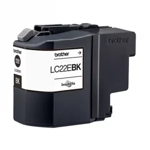 LC22EBK - cartouche de marque Brother - noire