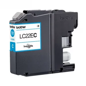 LC22EC - cartouche de marque Brother - cyan