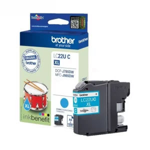LC22UC - cartouche de marque Brother - cyan