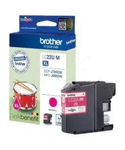 LC22UM - cartouche de marque Brother - magenta