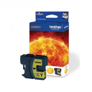 LC980Y - cartouche de marque Brother - jaune