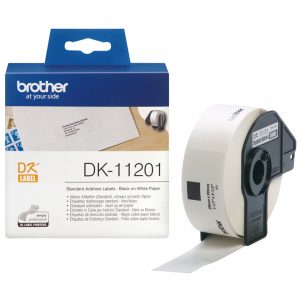 DK11201 BROTHER 400 étiquettes d'adressage standard 29x90 mm