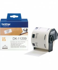 BROTHER de marque DK11209 800 petites étiquettes d'adressage 29x62 mm