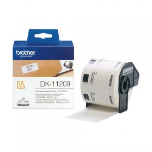 BROTHER de marque DK11209 800 petites étiquettes d'adressage 29x62 mm