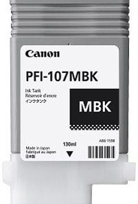CANON Cartouche Encre PFI-107MBK Noir Mat 130ML