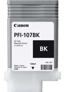 CANON Cartouche Encre PFI-107BK Noir 130ML