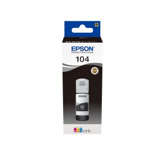 EPSON Bouteille Encre Ecotank 104 Noir 65ml