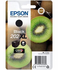 EPSON Cartouche Kiwi 202XL Encre Claria Premium Noir 13,8ml
