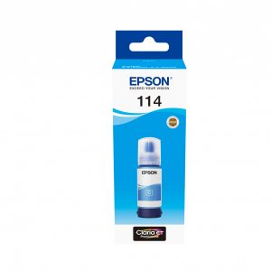 EPSON Bouteille encre Ecotank 114 Cyan 70ml