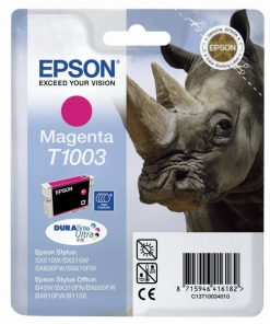 EPSON Cartouche Rhinocéros T1003 DURABrite Ultra Magenta HC 11,1ml
