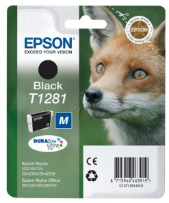 EPSON Cartouche Renard T1281 Encre DURABrite Ultra Noir 5,9ml