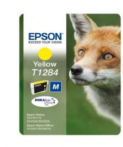EPSON Cartouche Renard T1284 Encre DURABrite Ultra Jaune 3,5ml