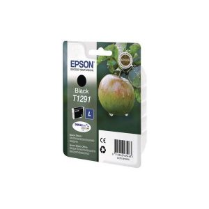 EPSON Cartouche Pomme T1291 Encre DURABrite Ultra Noir 11,2ml