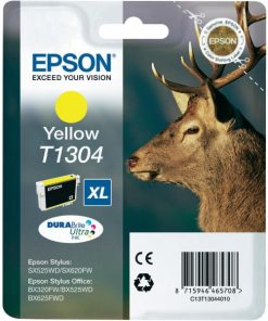 EPSON Cartouche Cerf T1304 Encre DURABrite Ultra Jaune XL 10,1ml