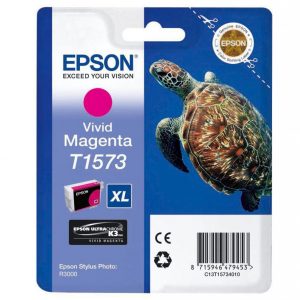 EPSON Cartouche Tortue T1573 Encre UC K3 VM Magenta 25,9ml