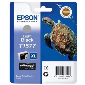 EPSON Cartouche Tortue T1577 Encre UC K3 VM Gris 25,9ml