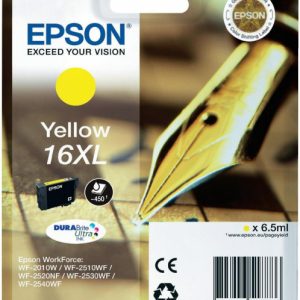 EPSON Cartouche Stylo à plume 16XL Encre Durabrite Jaune XL 6,5ml