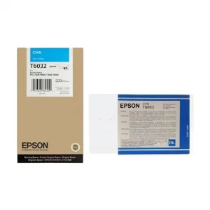 C13T603200 / T6032 - cartouche de marque Epson - cyan