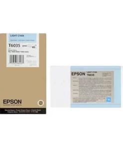 C13T603500 / T6035 - cartouche de marque Epson - cyan photo