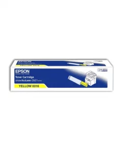 C13S050316 / 0316 - toner de marque Epson - jaune
