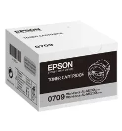 C13S050709 / 0709 - toner de marque Epson - noir